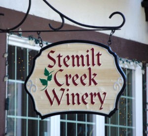 Stemilt Creek Winery - sandblasted cedar revealing the natural grain