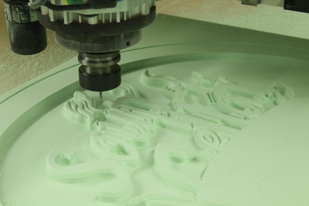 Hdu Sign Zund Router cnc router carving HDU sign - Gibbs - Custom Signs 3D