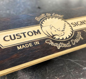 custom wood sign