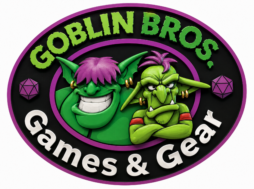 Goblin Bros AI sign design